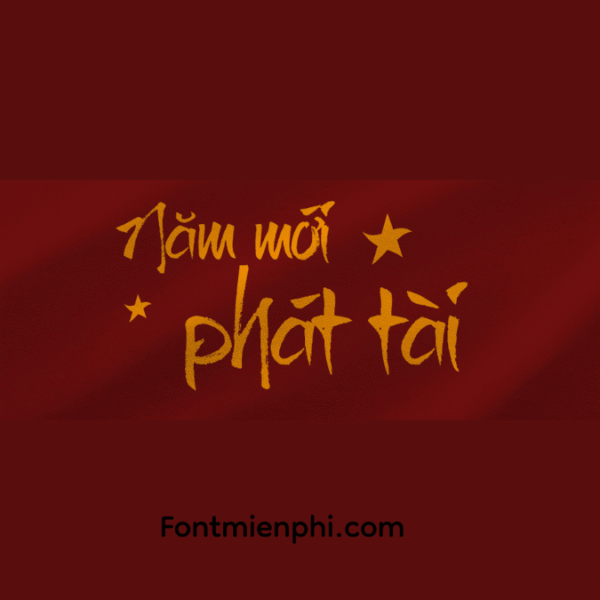 Việt hóa font UTM Brushtip-C ,font Tết